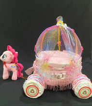 Load image into Gallery viewer, Cinderella&#39;s carriage with My little Pony
